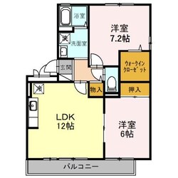 メルベーユ吉兆　C棟の物件間取画像